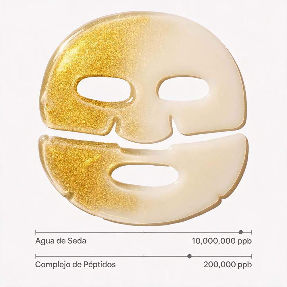 SILK PEPTIDE EGF INTENSIVE GOLD SHEET MASK (MASCARILLA FACIAL DE HYDROGEL)